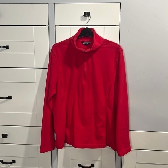 Lands' End Jackets & Blazers - LANDS’ End. Women’s. Large. 14 - 16. Fleece. Quarter zip. Pull over.